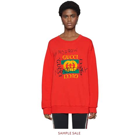 coco capitan gucci sweatshirt red|gucci coco capitan sweatshirt .